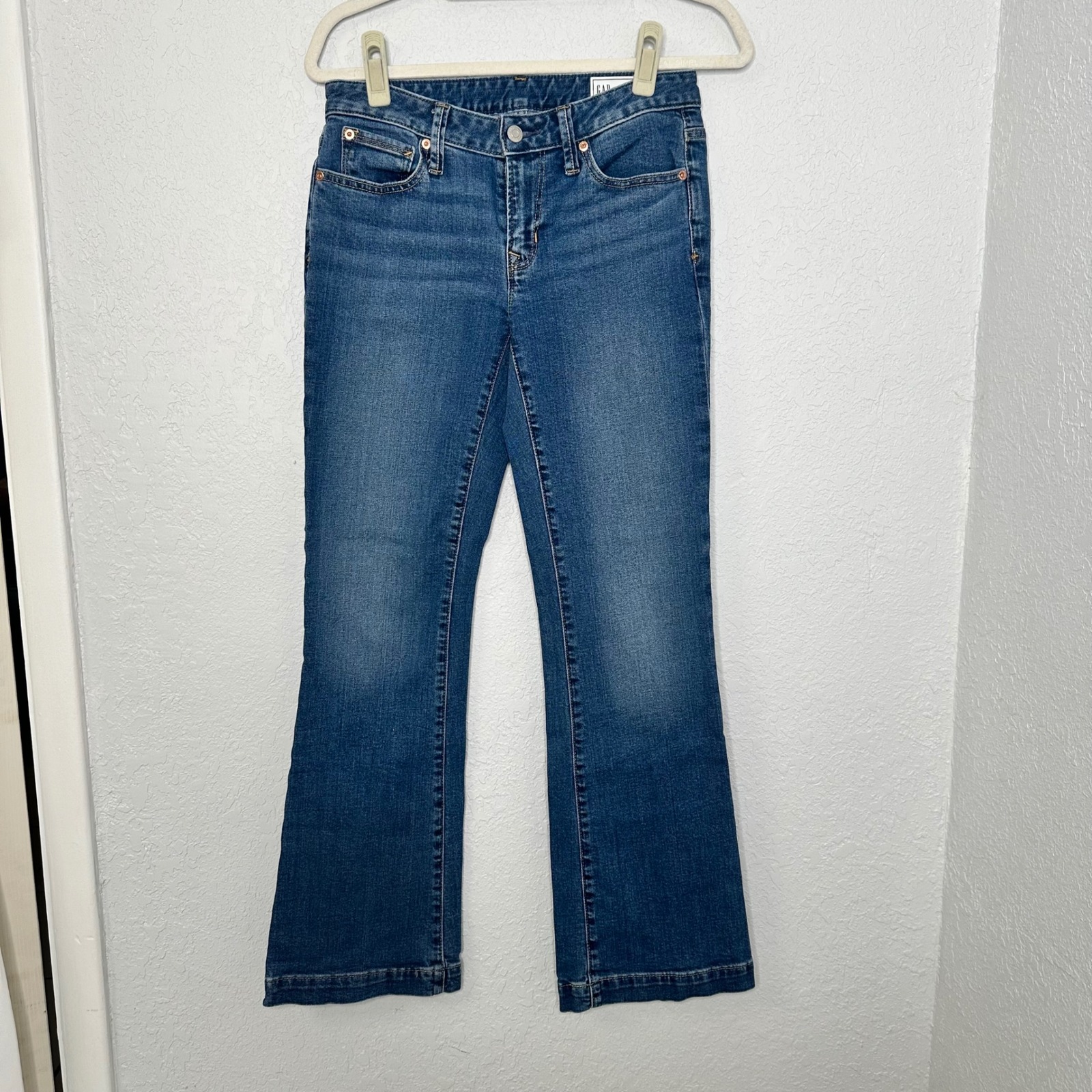 Gap Womens Jeans Size 27 Medium Indigo Wash Bootcut Denim